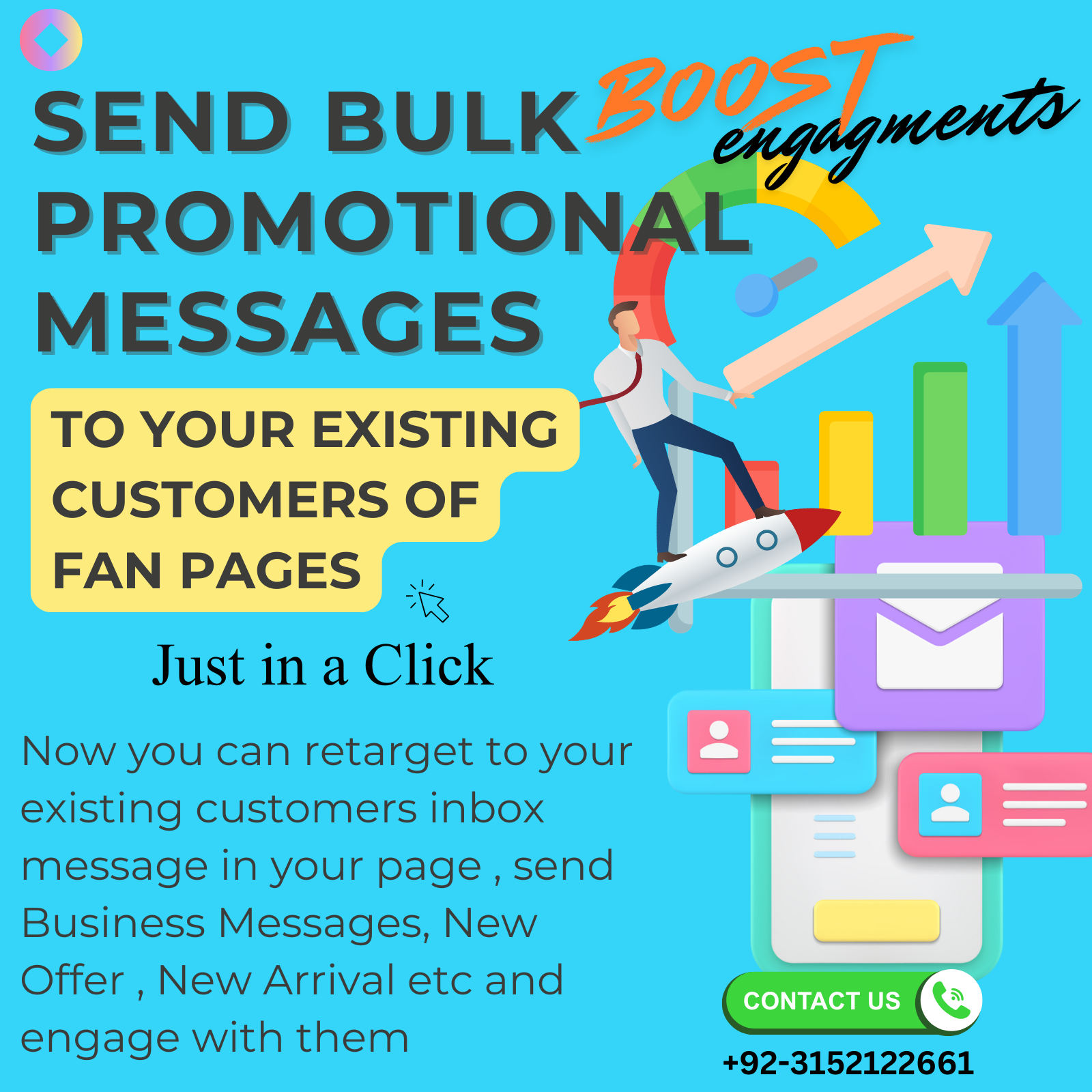 How to send Bulk Message to all your facebook page fan